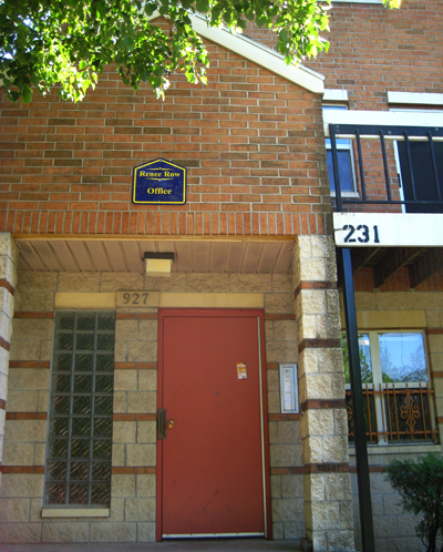 Renee Row Office Enterance